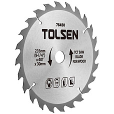 Диск пильний Tolsen по дереву, 235х40Tх30мм