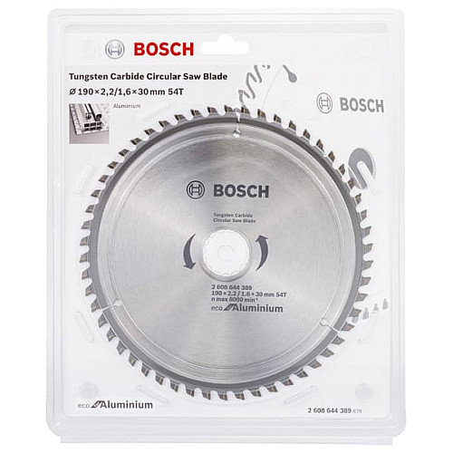 Диск пильный Bosch Professional Eco for Aluminium 190x2.42/1.6x30мм 54TCG