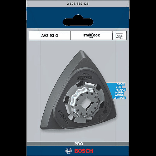 Платформа шлифовальная Bosch Professional AVZ 93G 93мм для многофункциональных инструментов