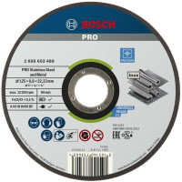 Диск відрізний Bosch Professional для нержавіючої сталі та металу 125x0.8x22.23мм