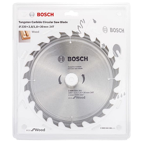 Диск пильный Bosch Professional Eco for Wood 230x30-24T