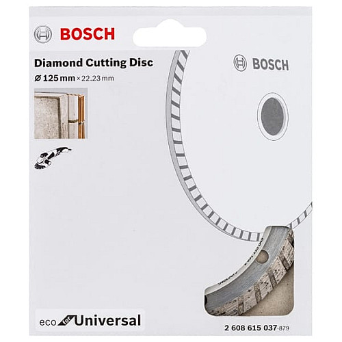 Диск алмазний Bosch Professional Eco Univ.Turbo 125х22.23мм