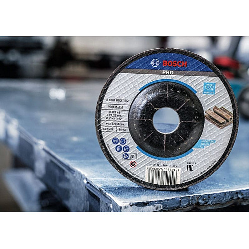 Диск шлифовальный Bosch Professional по металлу Expert for Metal 125х22.23мм