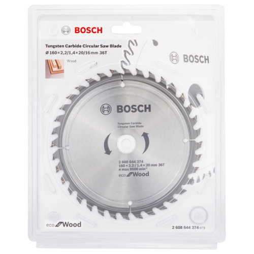 Диск пиляльний Bosch Professional Eco for Wood 160x2.2x20-36T