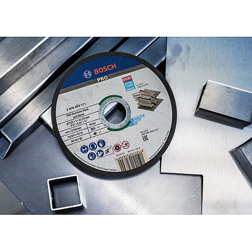 Диск відрізний Bosch Professional Stand по металу, 125х1.0х22.2мм, 10шт
