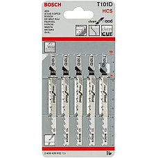 Полотно пилочное для электролобзика Bosch Professional по дереву T101D, 5шт