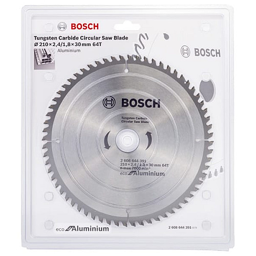 Диск пиляльний Bosch Professional Eco for Aluminium 210x2.4x30-64T