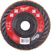 Диск лепестковый шлифовальный Milwaukee CERA TURBO, 125x22.2мм, K40