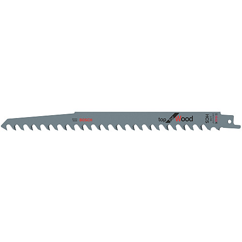 Полотно пиляльне для шабельної пилки Bosch Professional по дереву, S 1542 K, 3TPI, 2шт