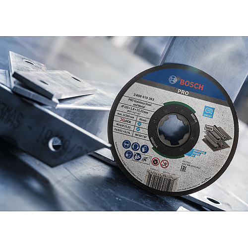 Диск відрізний Bosch Professional X-Lock по металу 115х1.6мм