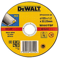 Диск відрізний DeWalt INOX FASTCUT по металу 125х1х22.23мм