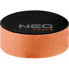 Диск полірувальний Neo Tools, губка середня, на липучці, 80x25мм