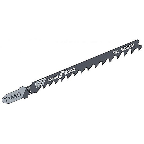 Полотно пилочное для электролобзика HSC Bosch по дереву, T 144 D, 4-5.2х100мм, 2шт