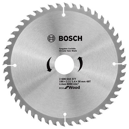 Диск пиляльний Bosch Professional Eco for Wood 190x2.2x30-48T