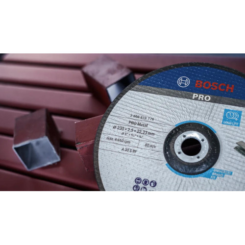 Диск відрізний Bosch Professional для металу 180x3x22.23мм