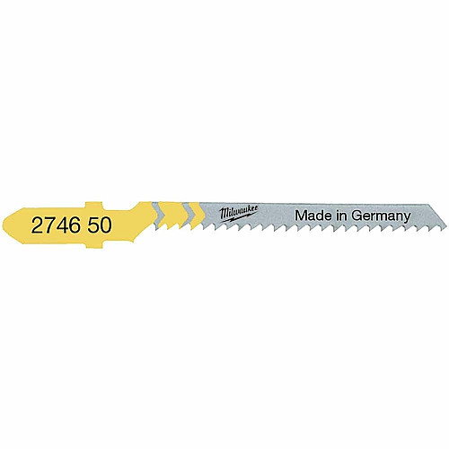 Полотно пилочное для электролобзика Milwaukee T119BO по дереву, шаг зуба 2ммх50мм, 5шт.