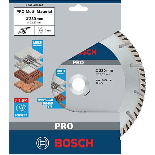 Диск алмазный Bosch Professional Stf Universal, 230х22.23мм, по бетону