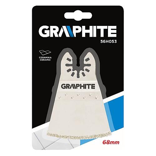 Шабер з алмазним зерном GRAPHITE по кераміці, 68мм