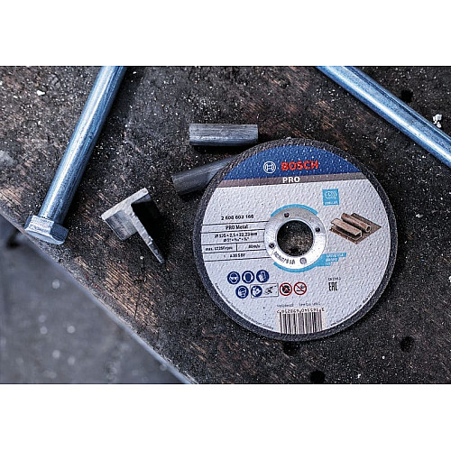 Диск відрізний Bosch Professional Standard по металу 125х2.5мм, прямий
