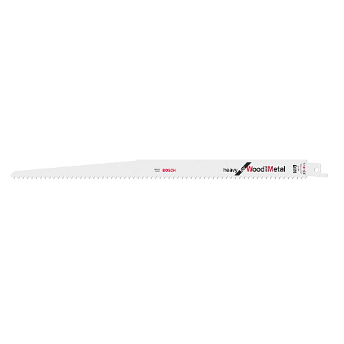 Полотно пиляльне для шабельної пилки Bosch Professional по дереву та металу, S 1411 DF, 6TPI, 2шт