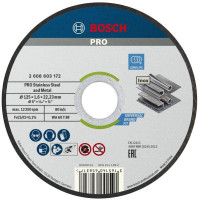 Диск відрізний Bosch Professional для нержавіючої сталі та металу 125x1.6x22.23мм