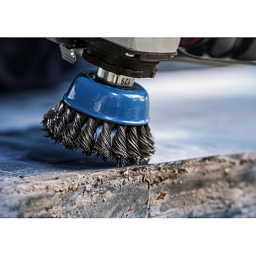 Щітка чашкова Bosch Professional сталь 75мм 0.5мм M14