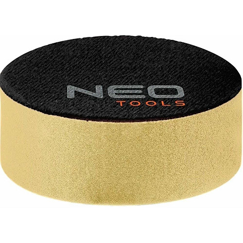 Диск полірувальний Neo Tools, губка м’яка, на липучці, 80x25мм