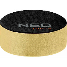 Диск полірувальний Neo Tools, губка м’яка, на липучці, 80x25мм