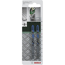 Полотно пиляльне для електролобзика BiM Bosch по металу, T 118 AF, 1.1-1.5х91мм, 2шт