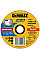 Диск відрізний DeWalt INOX Long Life по металу 125х1.6х22.23мм