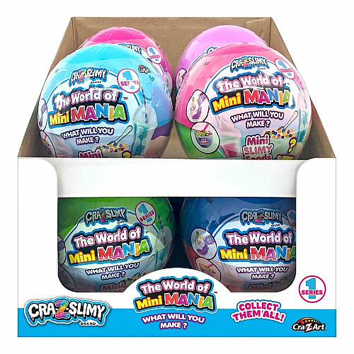 Слайм Cra-Z-Art World Mini Mania набор в шаре, S1
