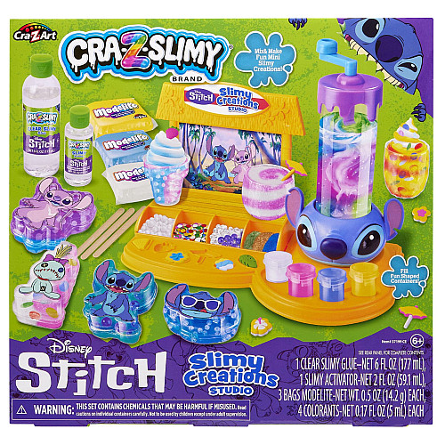 Слайм Cra-Z-Art Stitch Slimy Creations Studio, набір 31од