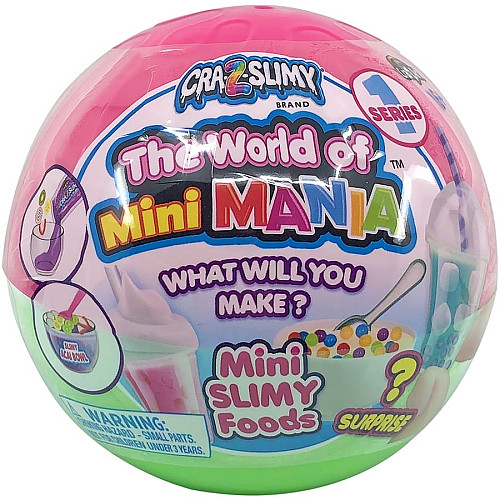 Слайм Cra-Z-Art World Mini Mania набор в шаре, S1
