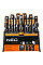 Отвертки Neo Tools, 20 бит, SL, PH, PZ, Torx, H, сталь S2, с подставкой, набор 37шт