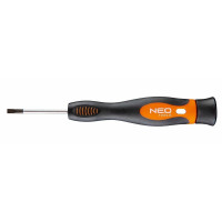 Викрутка Neo Tools плоска, прецизійна, SL3х50мм, сталь S2