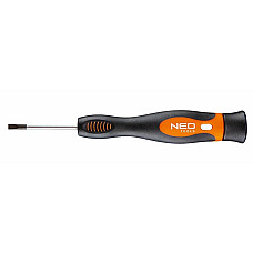 Викрутка Neo Tools плоска, прецизійна, SL3х50мм, сталь S2