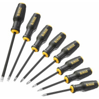 Отвертки DeWALT TOUGHSERIES MAX FIT, SL, PH, SQ, набор 8шт
