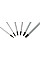 Отвертка Bosch Professional Torx T10х75, T15х75, T20x100, T25x100, T30x125, T40x125мм набор 6шт