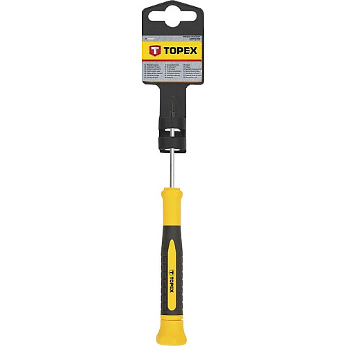 Отвертка TOPEX Torx, прецизионная, T5x50мм, сталь CrV