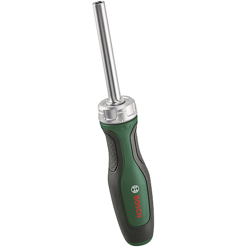 Отвертка Bosch с трещоткой, 205мм, сталь CrV