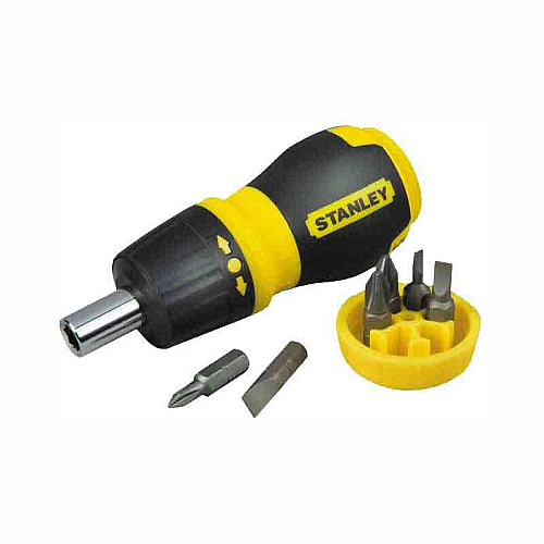 Викрутка Stanley Multibit Stubby, 1/4