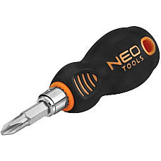 Викрутка Neo Tools двостороння біта, SL6,PH2, сталь CrMo