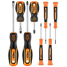 Викрутки Neo Tools SL,PH, сталь CrV, набір 8шт