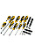 Викрутки Stanley 20 біт, SL,PH,Torx,H, 18 торцевих головок, сумка, набір 48шт