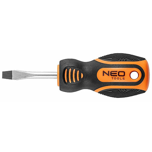 Викрутка Neo Tools плоска, SL5.5x38мм, сталь CrV