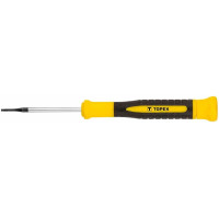Викрутка TOPEX Torx, прецизійна, T6x50мм, сталь CrV