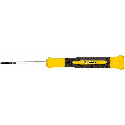 Викрутка TOPEX Torx, прецизійна, T6x50мм, сталь CrV