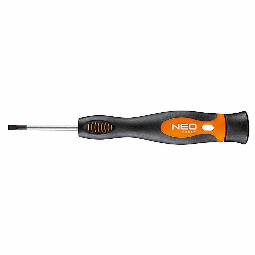 Викрутка Neo Tools плоска, прецизійна, SL3х50мм, сталь S2