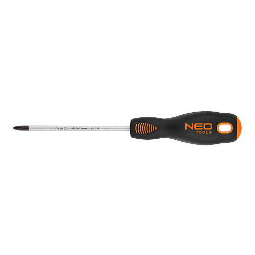 Викрутка Neo Tools хрестова, PH0x75мм, сталь S2