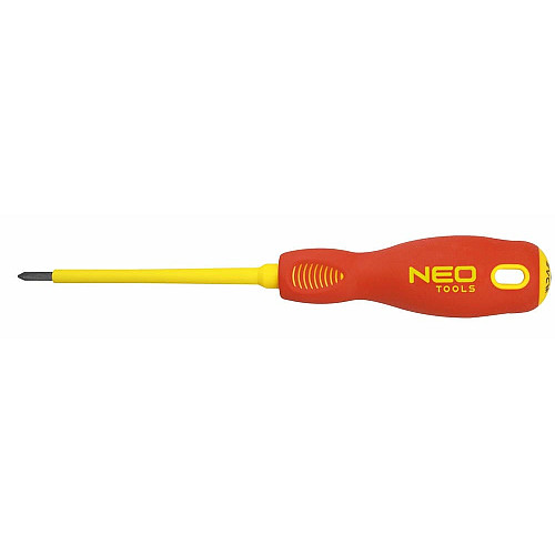 Викрутка Neo Tools хрестова, діелектрична, PZ2x100мм, сталь SVCM